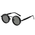 Round Polarized Sunglasses with Built-In ND Filter UV400 Lens Adjustable Brightness and Light